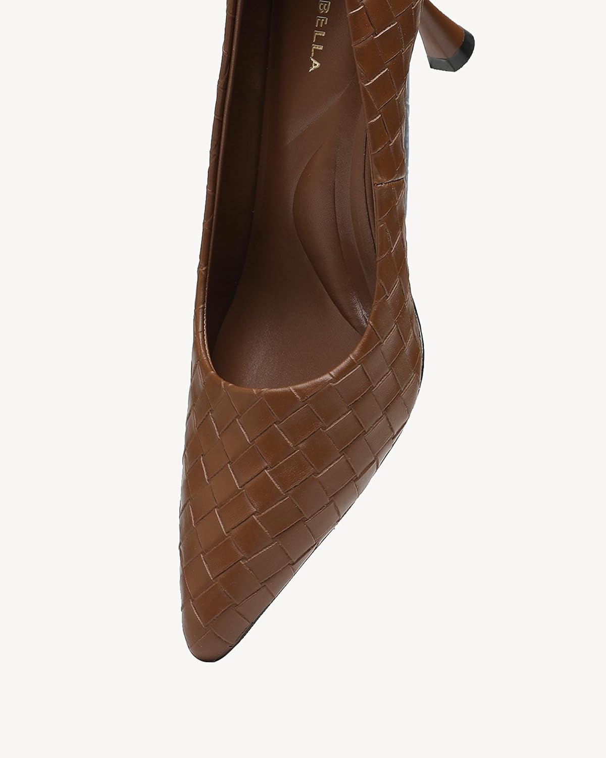 NEWBELLA Women's Woven Pointed Toe Pumps-Stiletto Heel Dress Shoes for Wedding& Office - Image 4