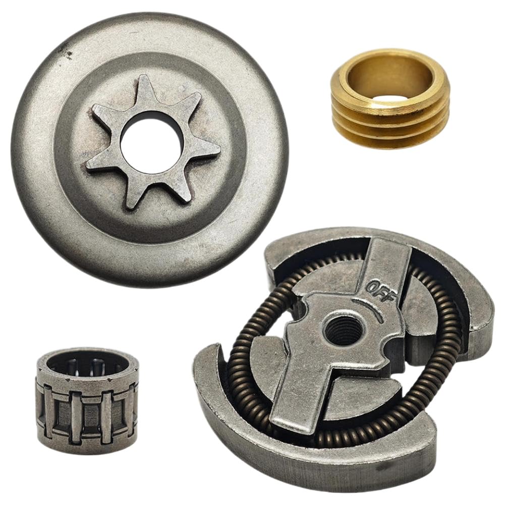 Kit de rodamiento de agujas de piñón de tambor de embrague Compatible con motosierra 36 41 136 137 141 142