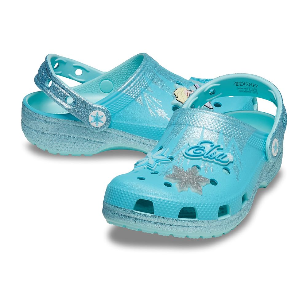 Crocs Frozen Elsa Classic Clog K, Zuecos Unisex niños, Multicolor, 37/38 EU
