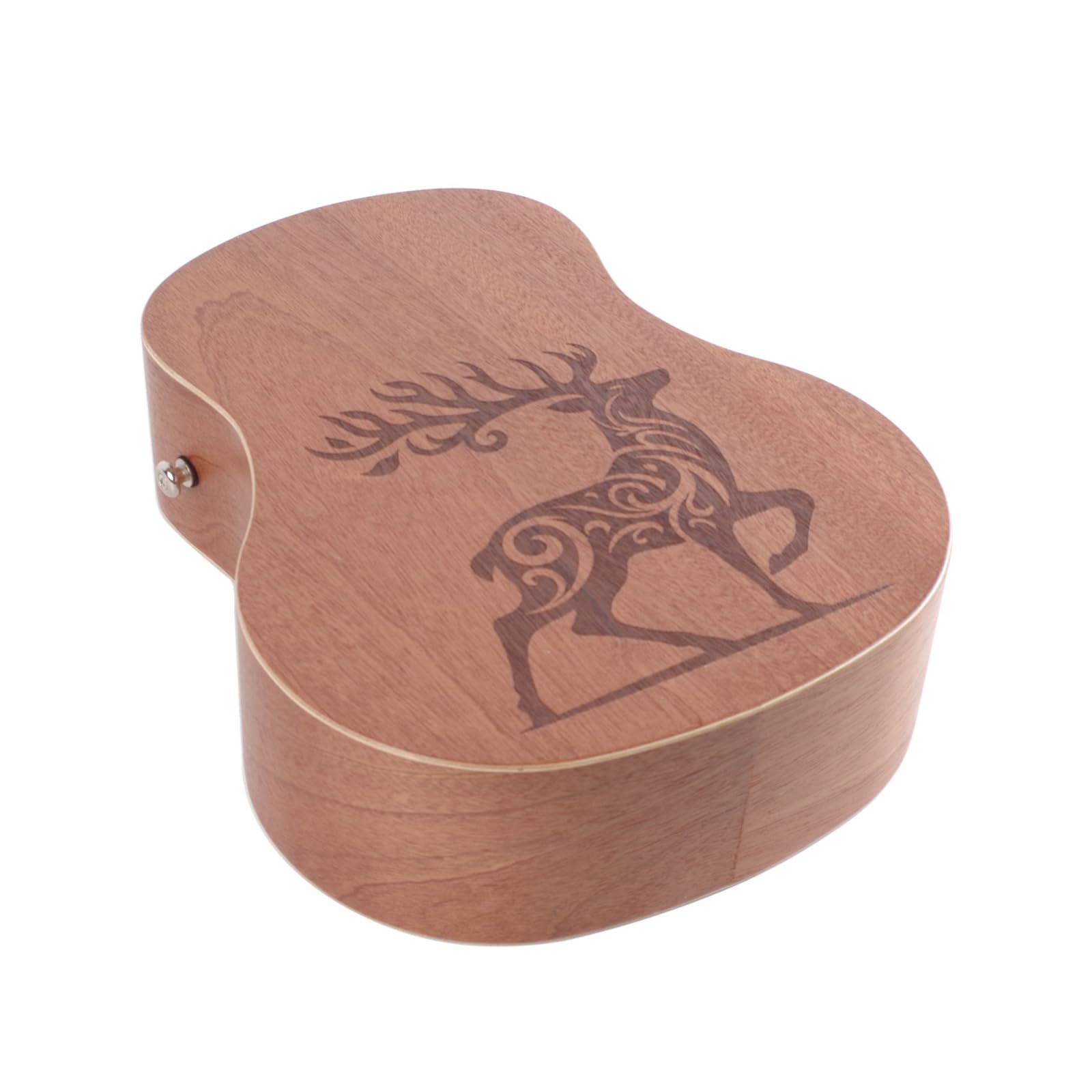 Cajon Drum tamburo a mano a forma di chitarra classica, leggero da viaggio bongo cajon scatola percussioni da viaggio bonghi