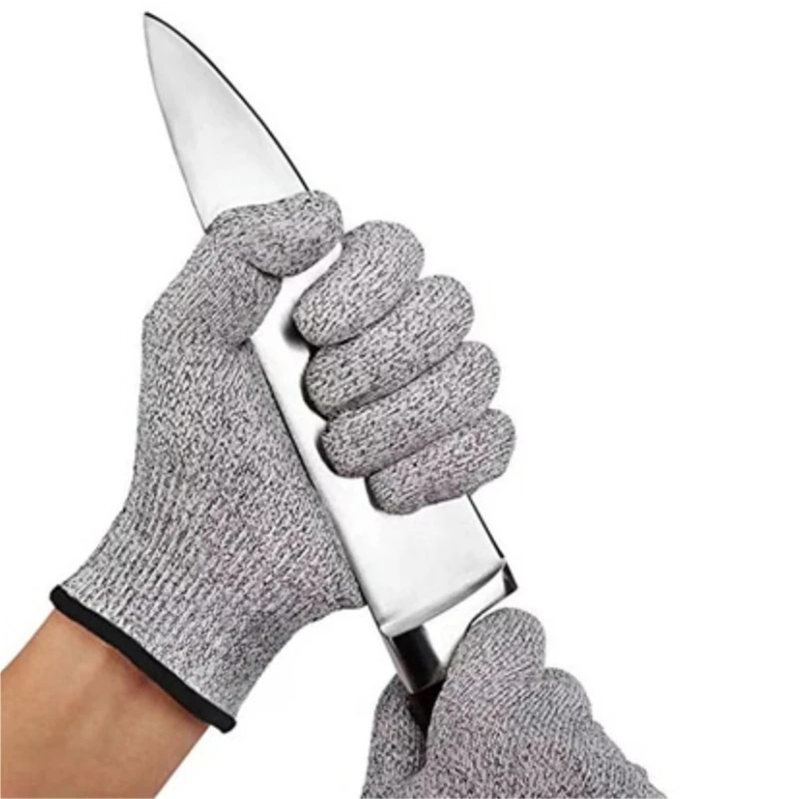 1 Paar Sicherheitshandschuhe Gegen Schnitte, Mehrzweck-Arbeitshandschuhe For Industrie, Küche, Gartenarbeit, Kratzfest Und Schnittfest, Geeignet For schneidwerkzeuge Flexibel(Small)