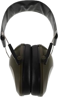 Noise Cancelling Ear Muffs Heavy-Duty Hearing Protection Headphones Industrial Ear Defenders for Shooting Range Lawn Mowing with Adjustable Size Green