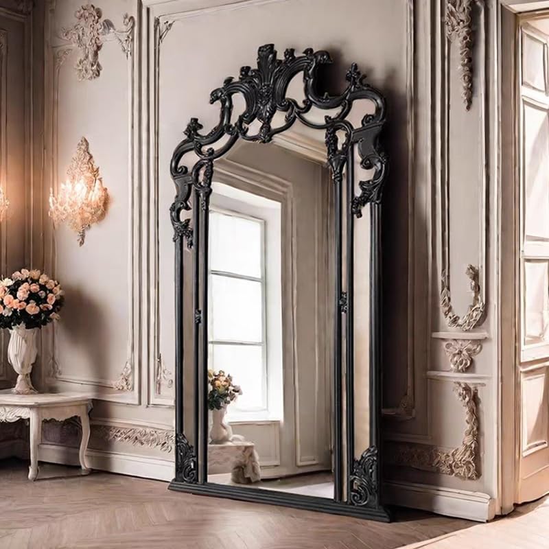 Amazon.com: QIUPAI Retro Full-Length Mirror European Wall-Mounted