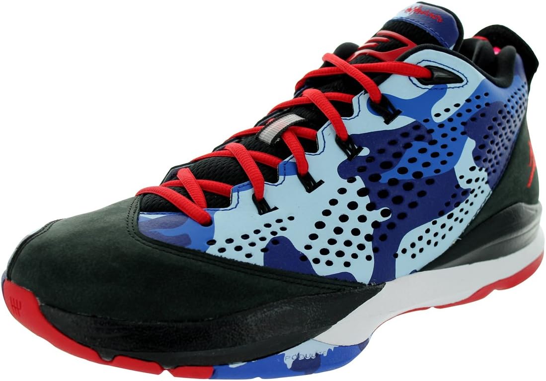 [616805-012] AIR Jordan Mens AIR Jordan CP3.VII Mens Sneakers AIR JORDANBLACK/Sport RD-CHMBRY BL-GM RYLM