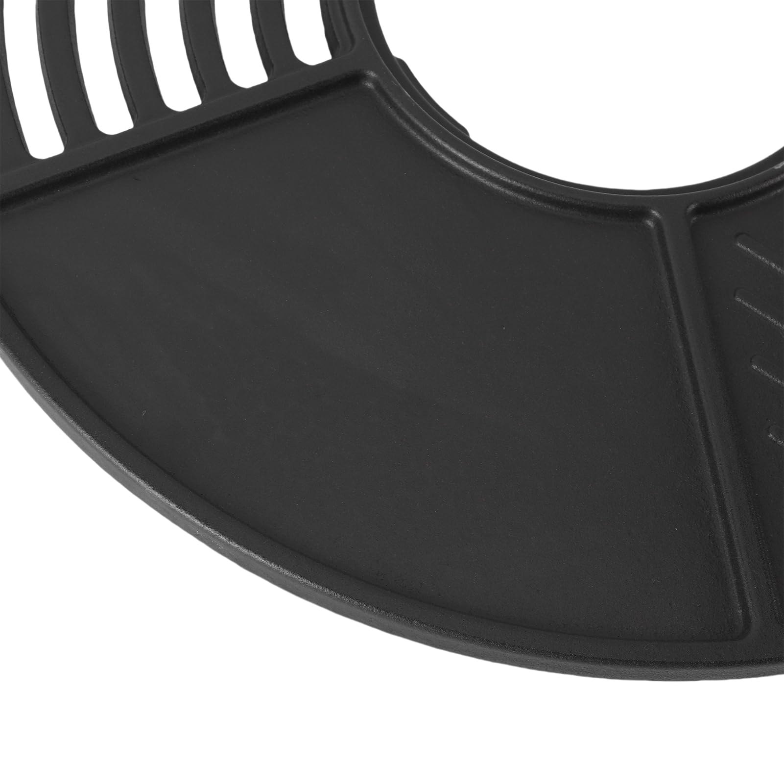 Naroote Płyta Grillowa o średnicy 42 Cm i Grubości 16,54 Cala, Okrągła Płyta Grillowa, żeliwny Ruszt do Gotowania do Użytku Wewnątrz i na Zewnątrz