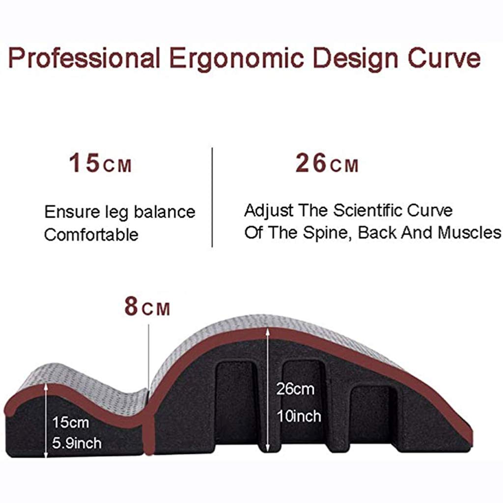 Pilates Arc Spine Corrector Back Stretcher Foam Wedge