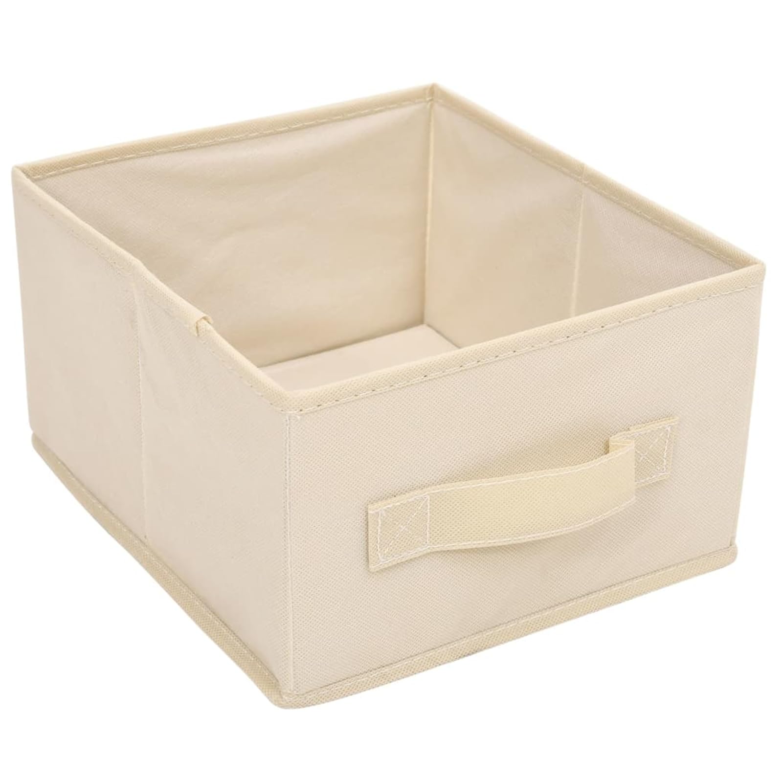 Lagerschrank mit 6 Schubladen, Stoff-Schubladen-Organizer, cremefarben, 55x29x55 cm, für Schlafzimmer, Wohnzimmer, Büro 337258