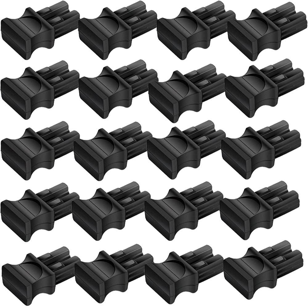 Dust Cover, SFP+ QSFP+ QSFP28 Fiber Optic Dust Caps, Suitable for Duplex LC,Black Silicone, 50pcs