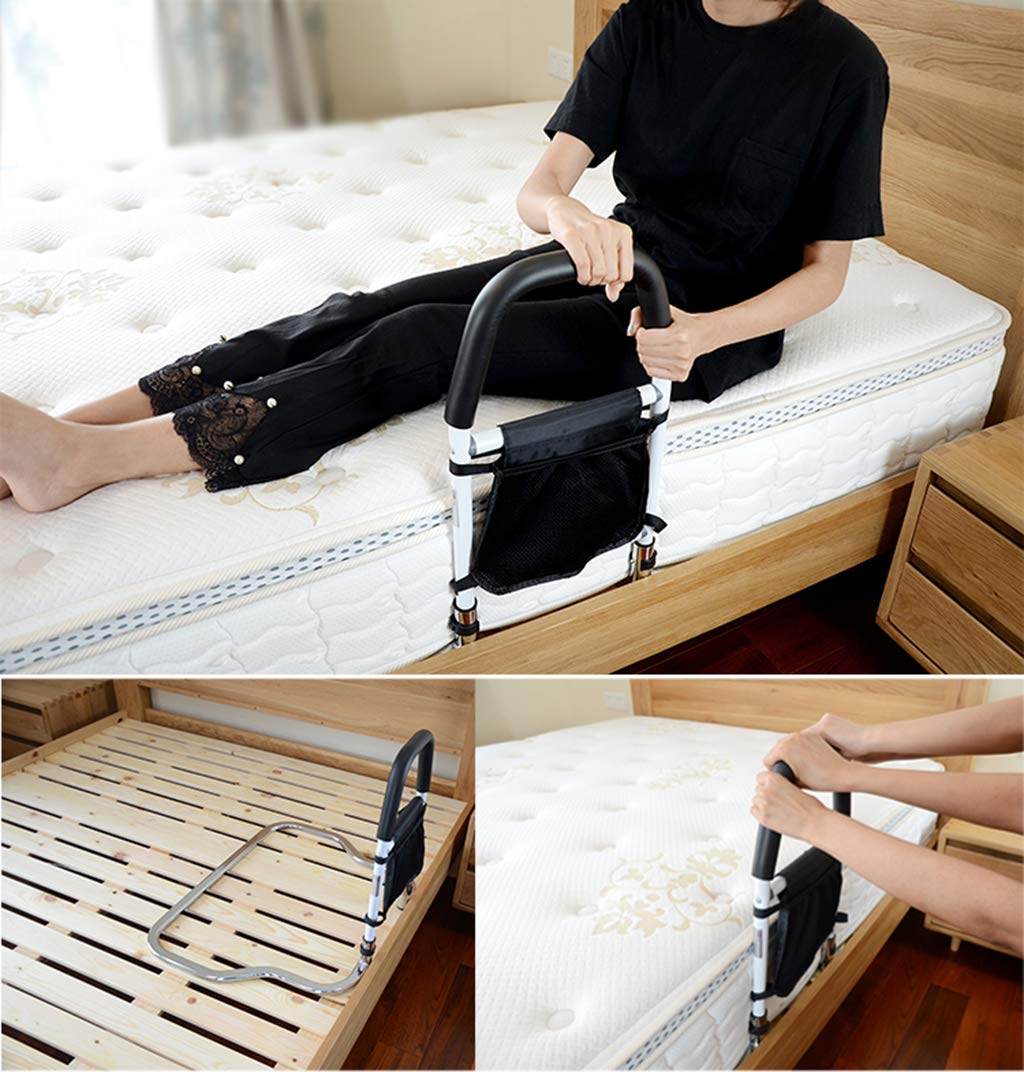 Barandilla de cama para adultos mayores con discapacidad: barandillas de seguridad para cama para personas mayores, barandilla lateral de cama, barandilla para adultos mayores para cama tamaño king,