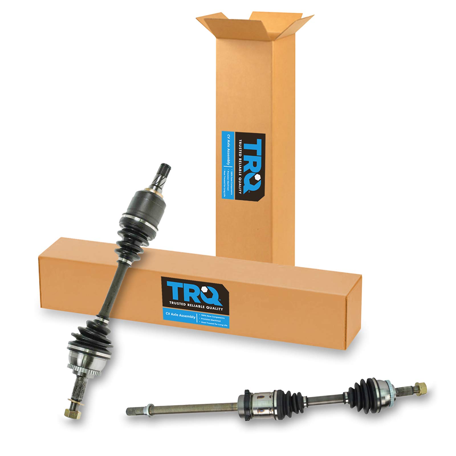 TRQ Front CV Axle Shaft Assembly LH RH Pair Set of 2 Compatible with I35 Maxima AT