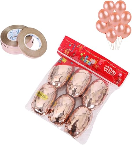 jojofuny 12 Pcs Listones para Manualidades Gift Ribbon Rose Gold Ribbon Gift Ribbons Grosgrain Ribbon Glitter