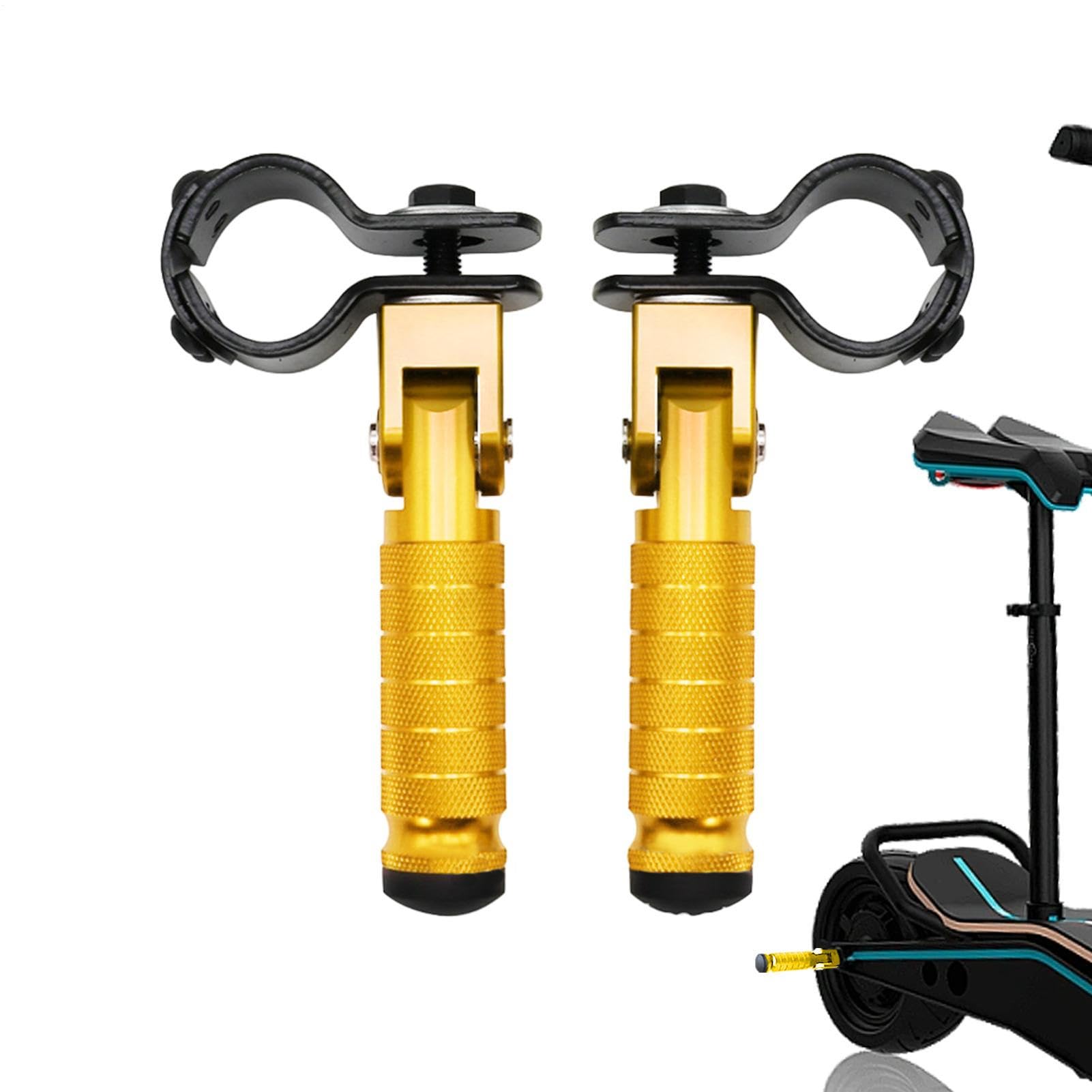 Pedane Poggiapiedi Per Moto E Bici, 2 Pezzi In Lega Di Alluminio CNC, Antiscivolo, Per Touring, Ricambio Universale