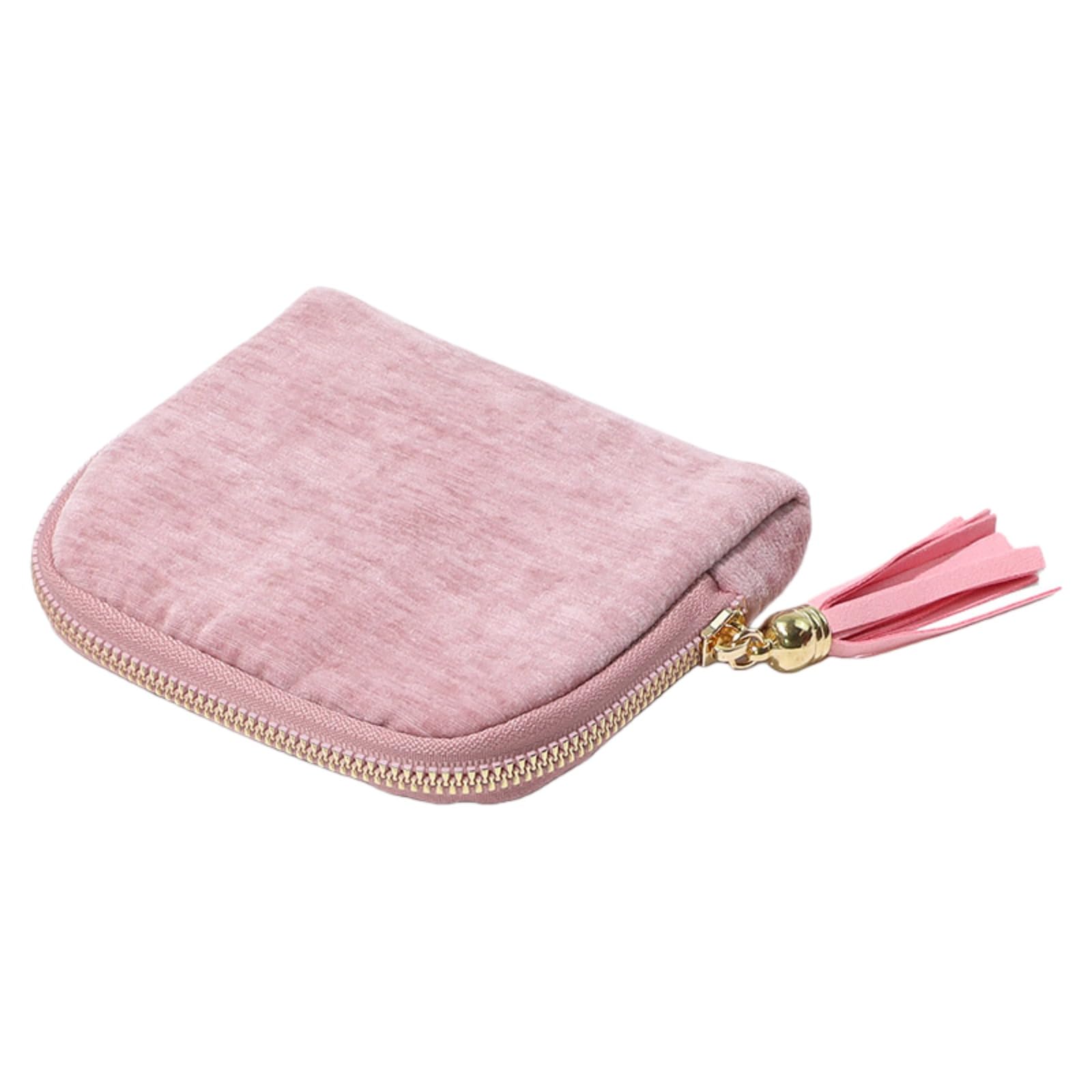Travel Jewelry Box - Crystal Velvet Jewelry Organizer Bag Portable Foldable Mini Jewelry Case for Women Earring Necklace