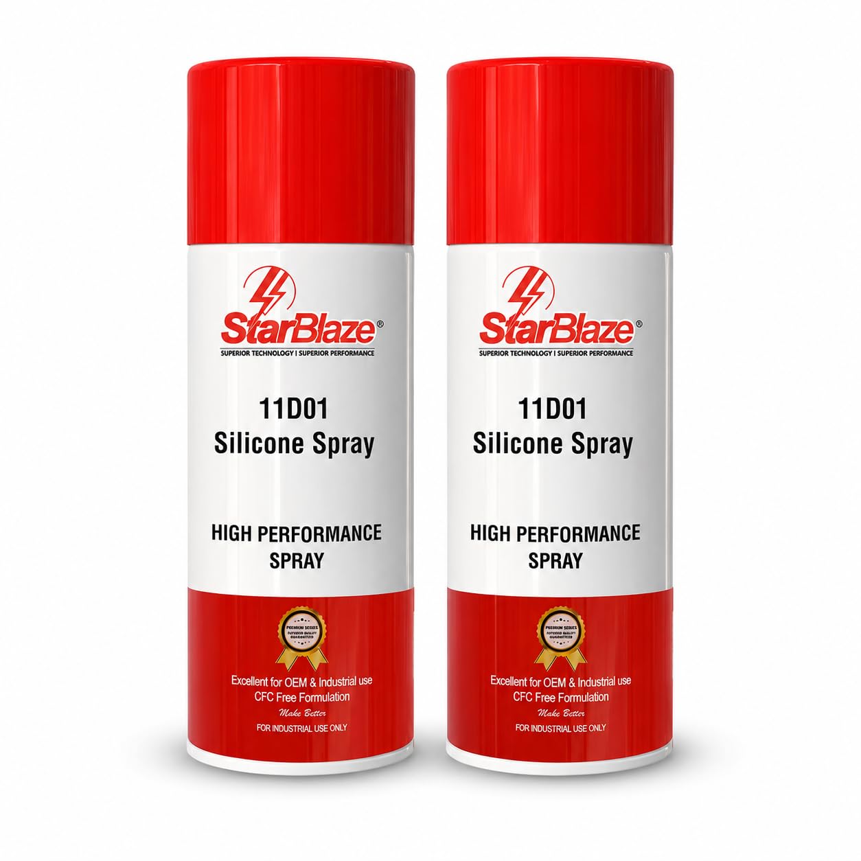 StarBlaze Silicone Spray | High-Performance Mould Release Spray | Odorless | Heat-Stable for Hot & Cold Moulds | Non-Corrosive & Ozone-Friendly | Made in India | 400 ml Pack Of 2-image-15