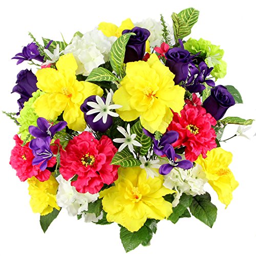 Artificial Hibiscus Flowers Silk Flower Arrangements