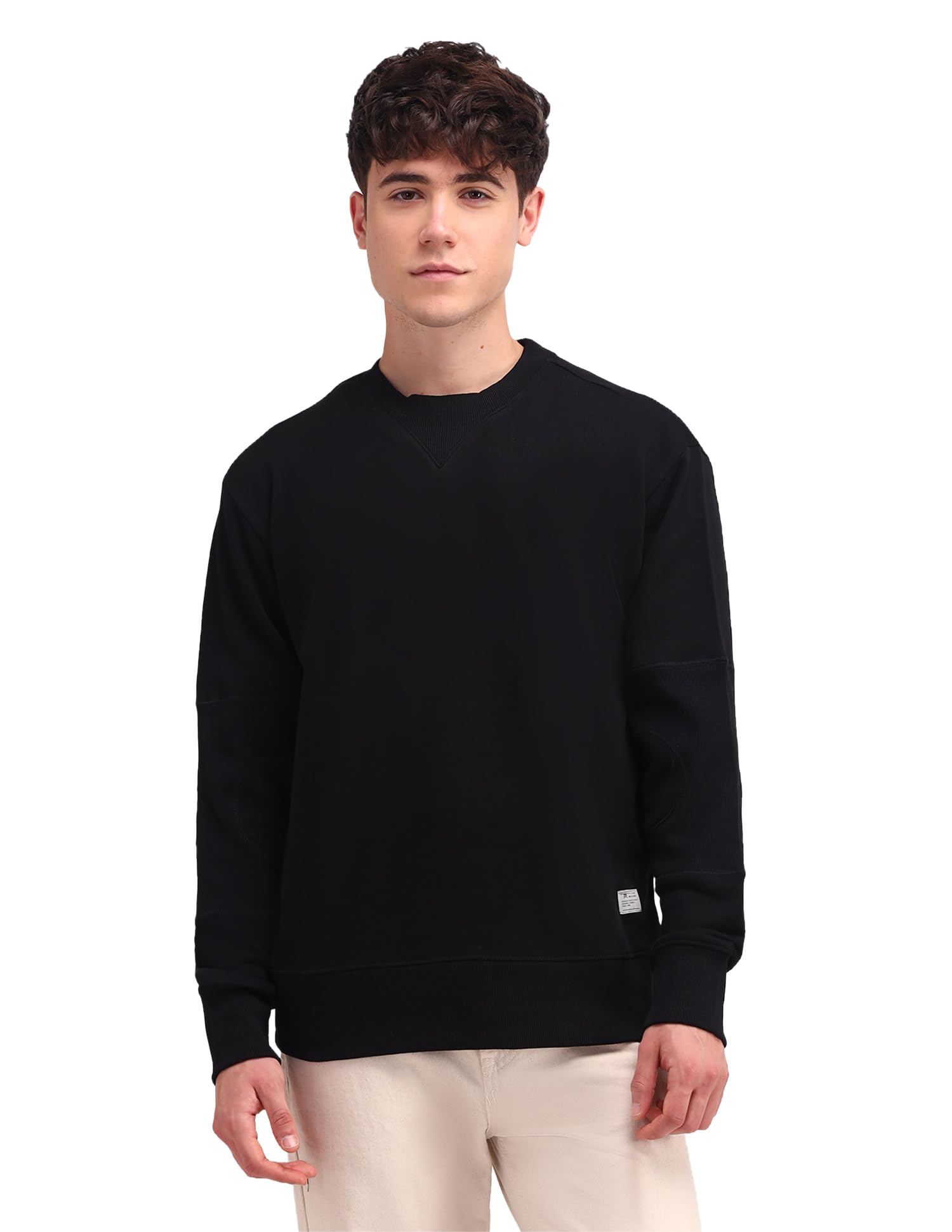 flying machine Men's Regular Fit Sweatshirt| Solid-picture-29