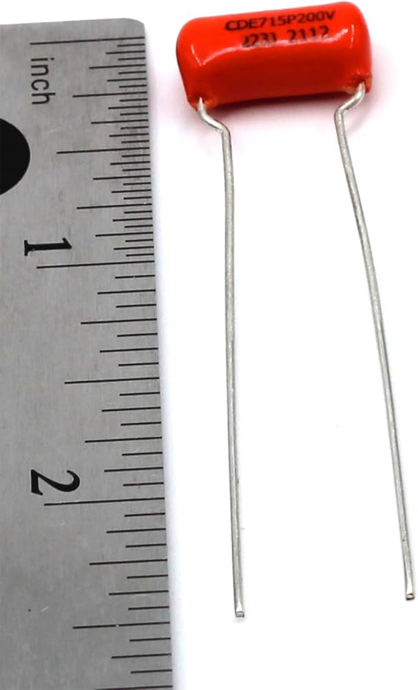 チタン コンパクト Amazon.com: Orange Drop Capacitors .022uf / 200v, 715P
