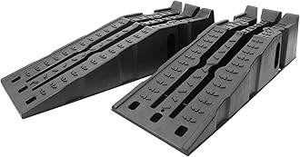 50947 Lift Stackable Vehicle Car Ramp 6500 LBS Capacity Per Pair 3250 LBS Per Ramp 2 Pack