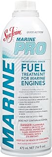 Sea Foam Marine Pro Fuel Additive, Treatment for Marine engines, Helps clean Fuel injectors & Carburetor,Clean and Lubrica...
