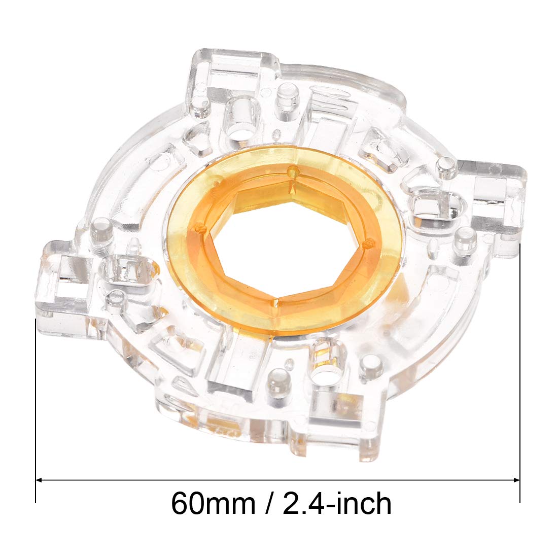 sourcing map GT-Y ottagonale Restrictor Plate Gate Arcade Game Machine DIY Parti di ricambio per JLF Joysticks 2Pcs