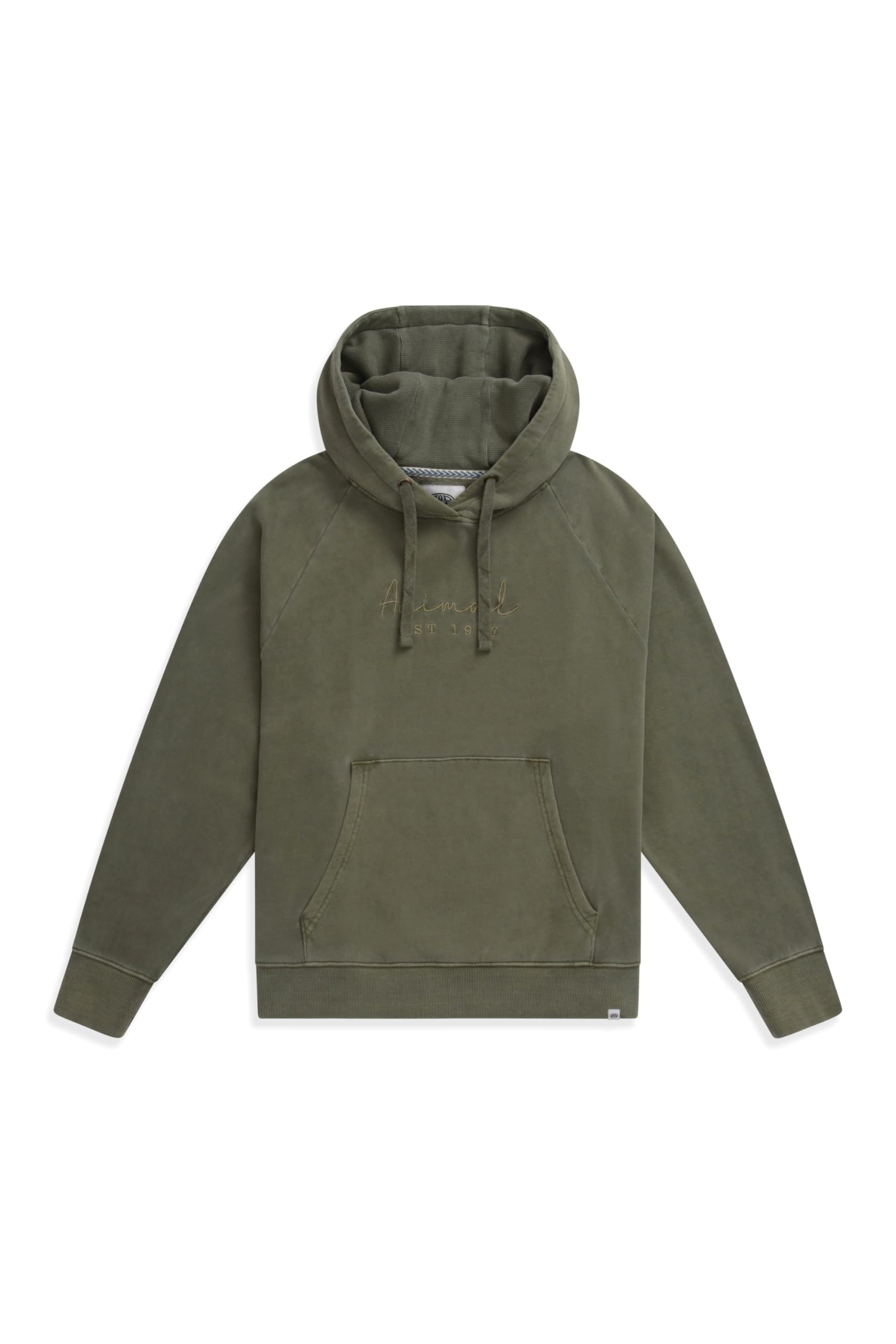 Animal Women's Dark Green Kaya Cotton Graphic Hoodie - Sweatshirt With Adjustable Hood & Kangaroo Pocket - Walking, Hiking, Outdoors & Trekking Size 6