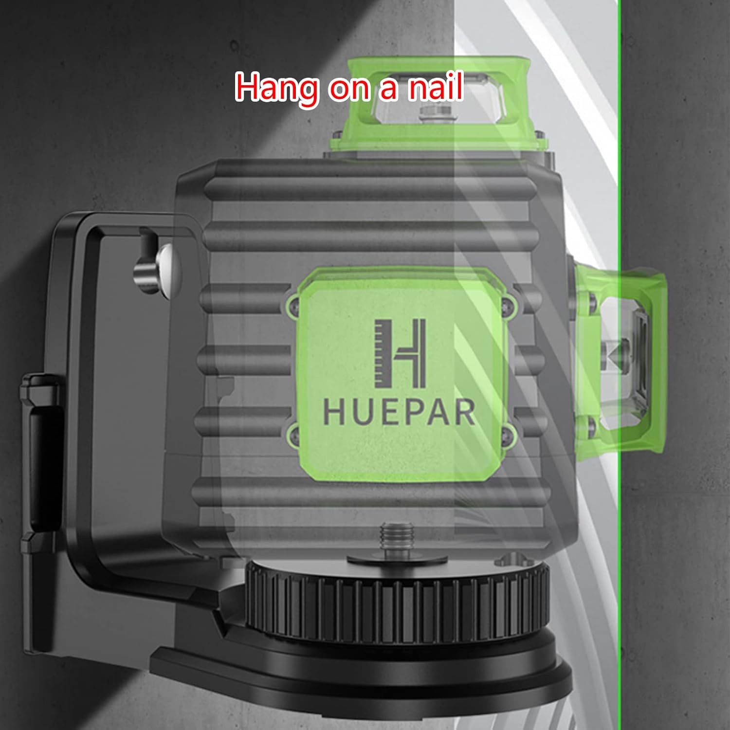 High-performance Level Shelf Strong Magnet 360-Degree-Rotation Adjustable Support Level Bracket Ceiling Mount Compact- Level Bracket