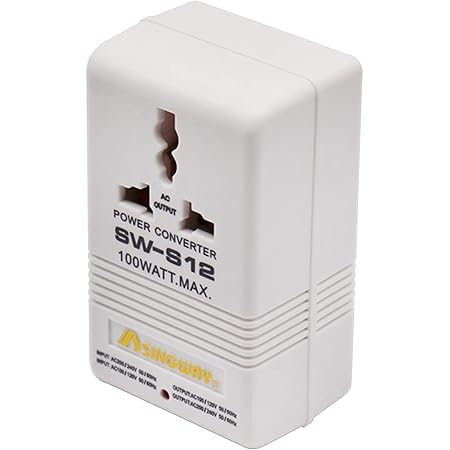 100W Voltage Converter Travel Adapter, 110V/120V to 220V/240V Travel Step-Up & Down Voltage Converter Transformer