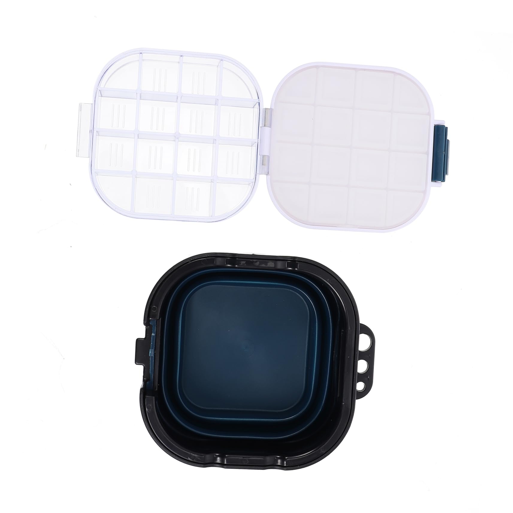 BELLIFFY Folding Pigment Mixing Accessory Oil Painting Brush Wash Practical Paint Box Art Paint to Carry