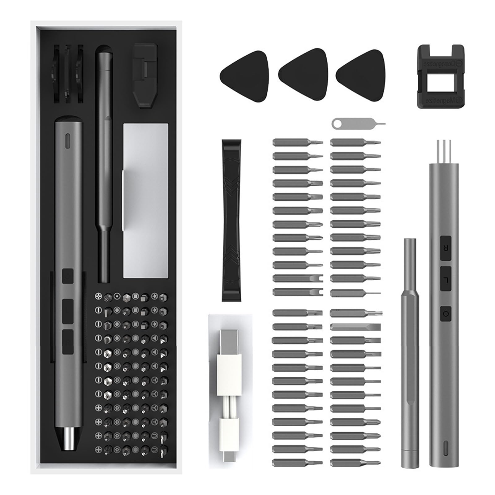 S2 Precision Electric Screwdriver Set Mini and Convenient 3C Digital Repair Tools 57 in 1