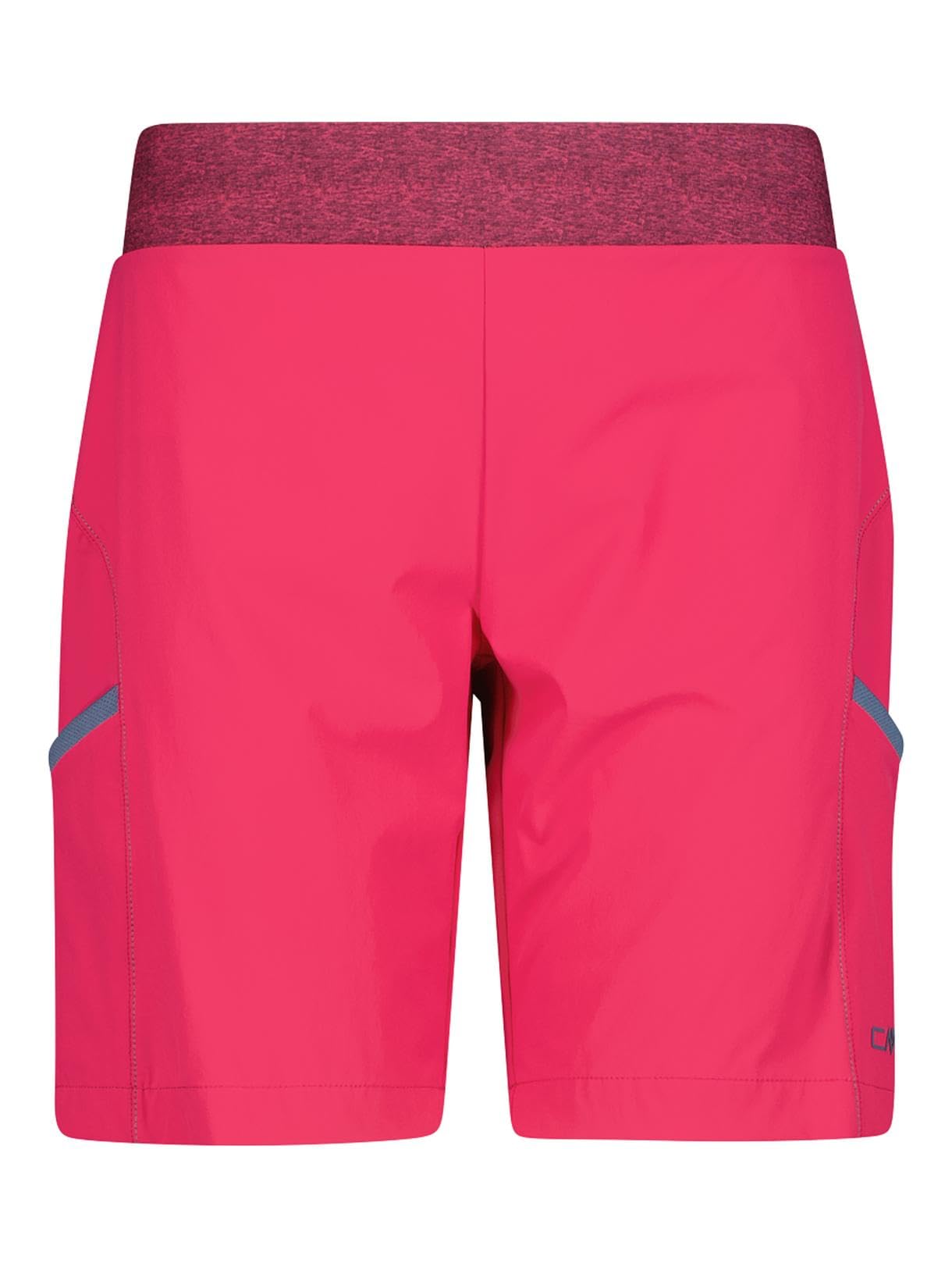 CMP Bermuda da trekking da donna con funzione Dry-Function, leggero, elastico e ad asciugatura rapida, con funzione Dry-Function. Vita comoda e tasche laterali, ideale per esterni.