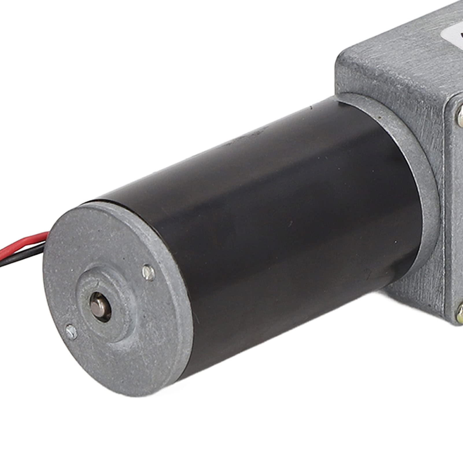 Motor de reducción de corriente continua 12 V CW CCW con doble eje, bobina de latón autobloqueante para automatización (10 rpm)