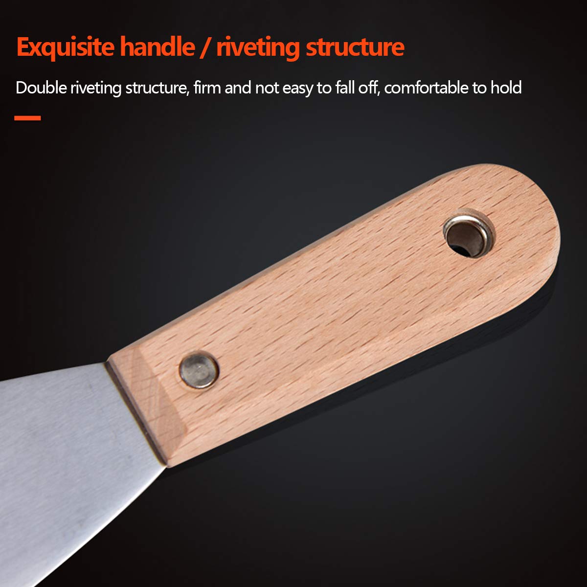 Herramienta de pintores raspador espátula masilla 3,5 pulgadas for grabar la eliminación pintura paneles yeso(3.5 inch)