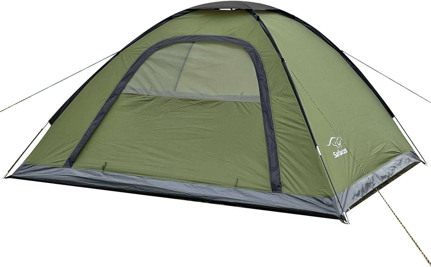 4 Man Camping Tent - 3 to 4 Person Dome Tent Lightweight, Waterproof Family tent, Compact, Quick Setup. Outdoors, Backpacking Green