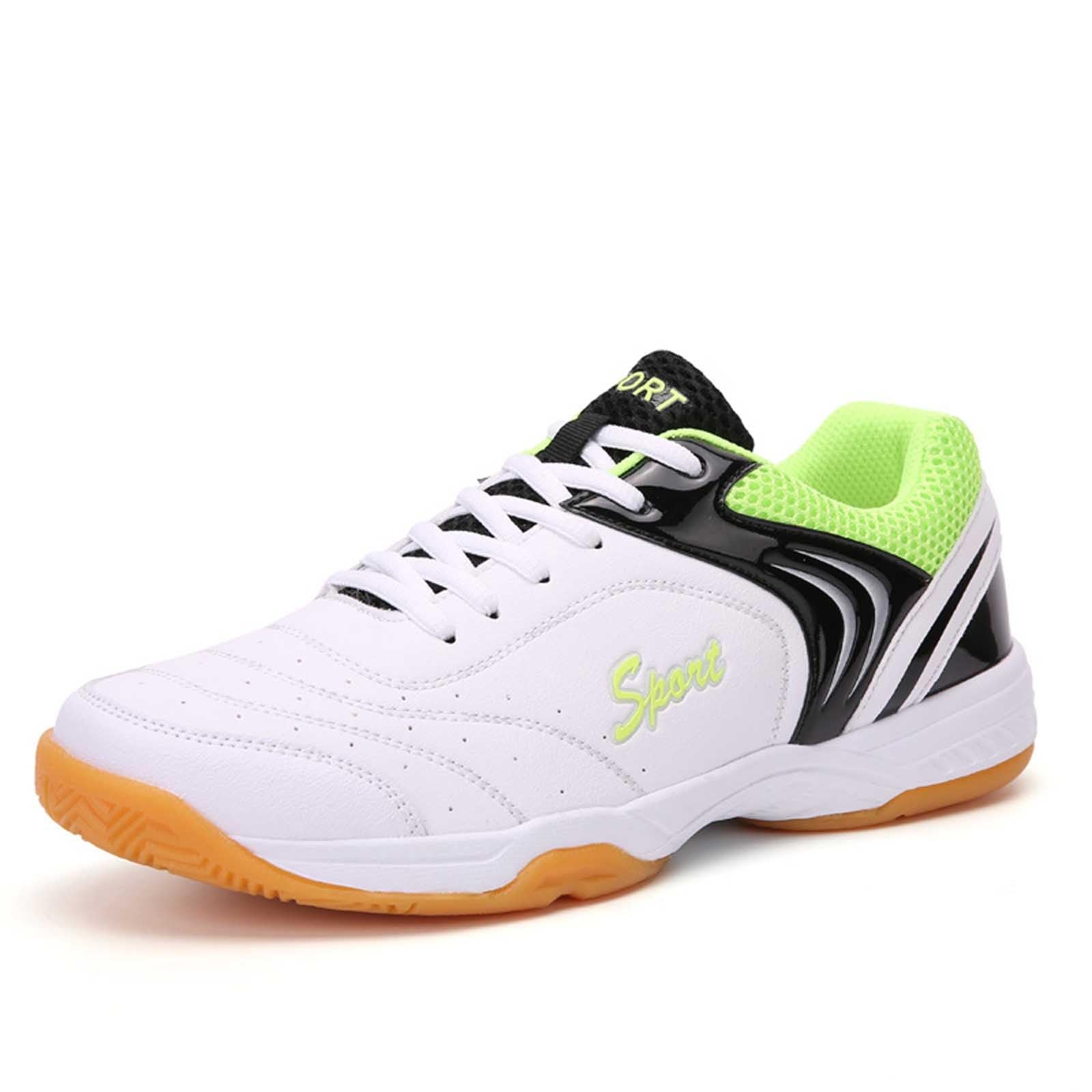 Badminton Schuhe Leicht Weich - Sneakers for Men rutschfeste Indoor Turnschuhe Halbschuhe Sportlich Sneaker Bequem Atmungsaktiv Joggingschuhe mit Schnürsenkel Fitness Schuhe