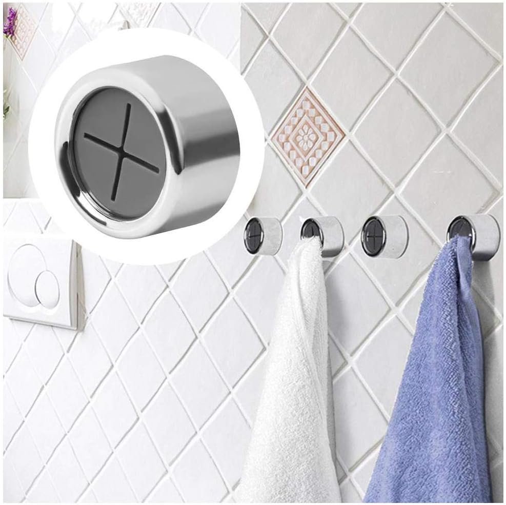 Towel Hook Holder Grabber for Kitchen, Bathroom, Garage or RV. Self Adhesive and Easy to Install. Great for Hair Towels, Shop Towels or Microfiber Towels. Wall, Cabinet or Appliance Mounted.