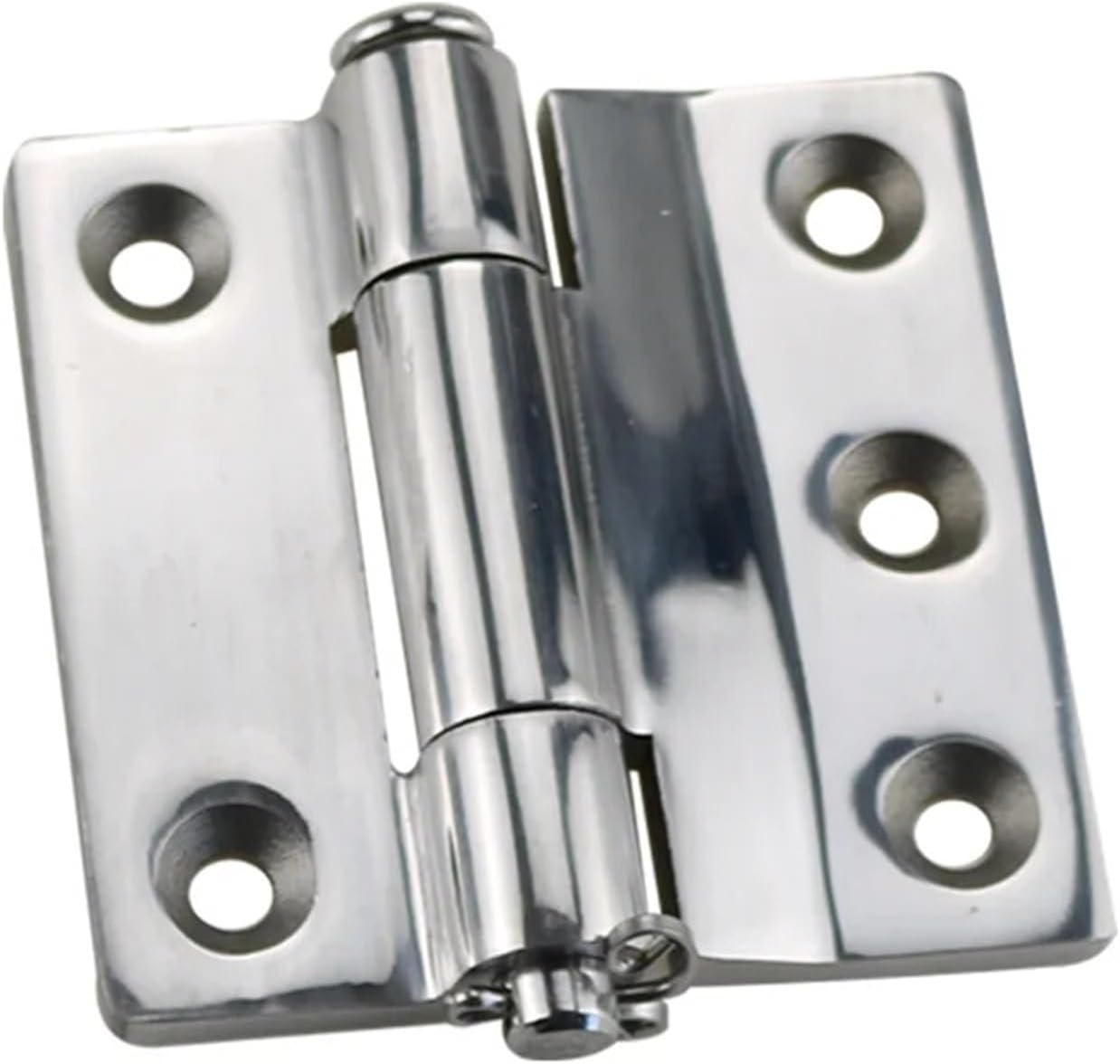 304 Stainless Steel Thickened Heavy-Duty Hinges Industrial Equipment Bearings Hardware 1Pcs(120x110x8mm)