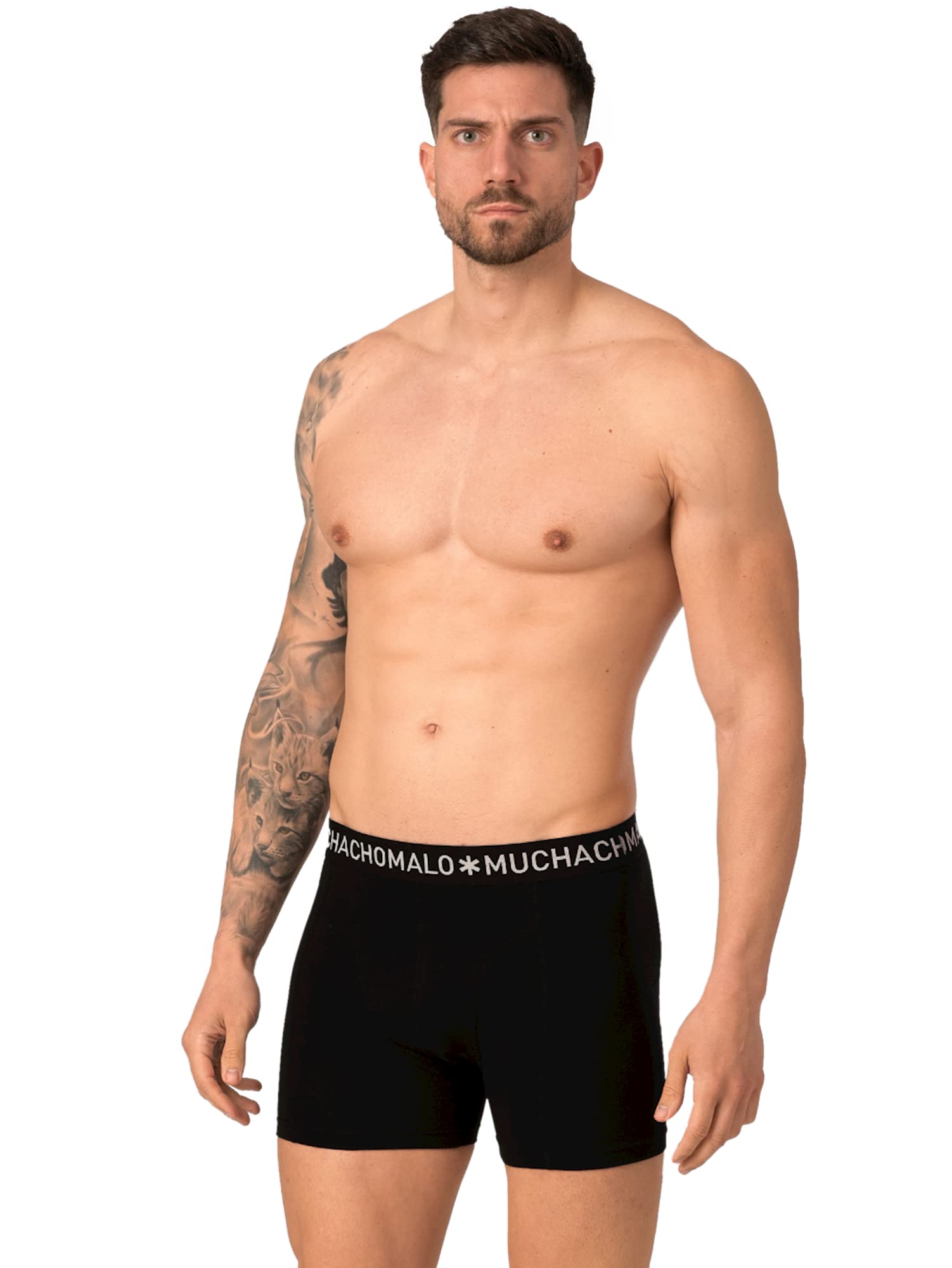 Muchachomalo - Calzoncillos tipo bóxer para hombre, 2 unidades, microfibra.