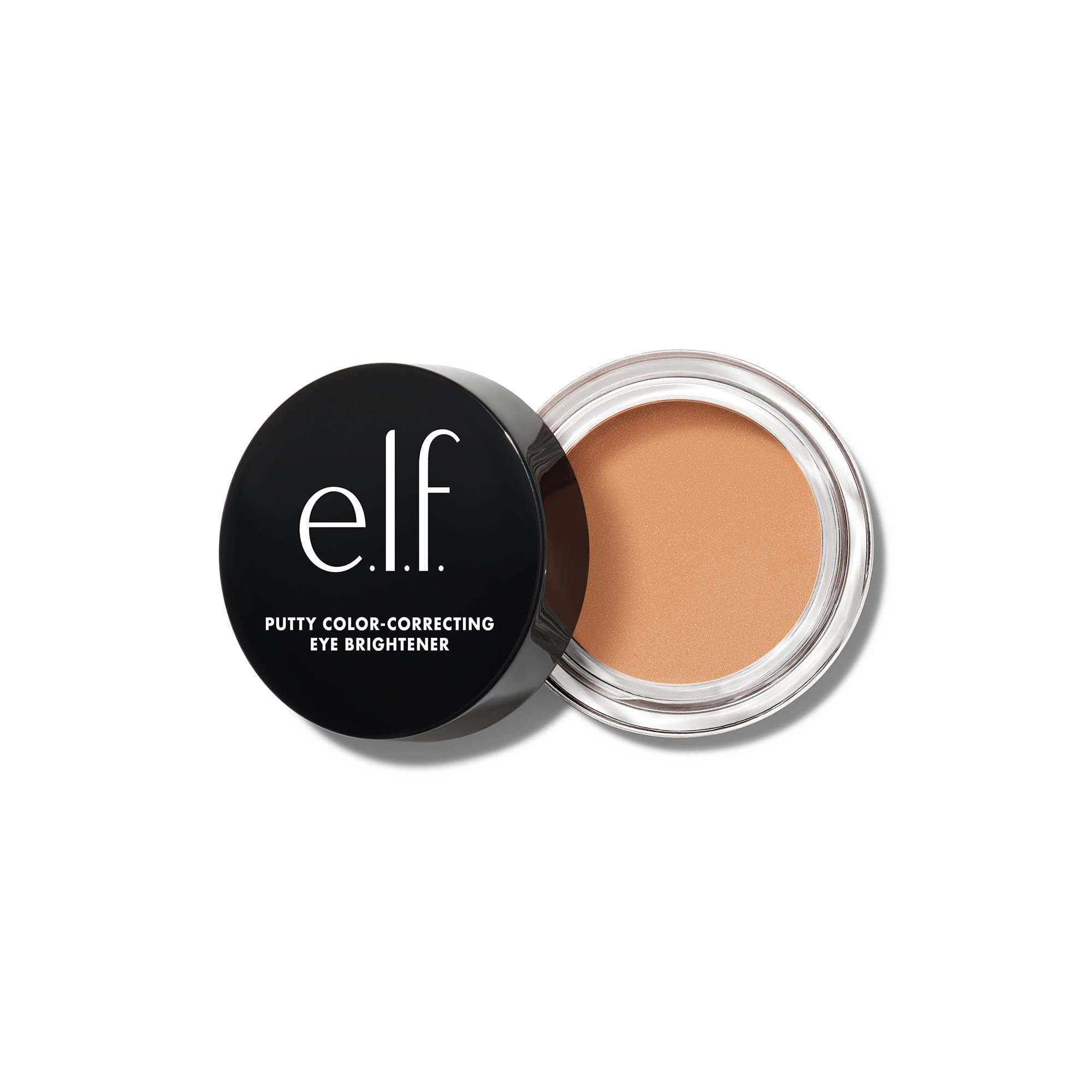e.l.f. Putty Farbkorrigierender Augenaufheller, Mittlere Deckkraft, Aufhellender & feuchtigkeitsspendender Unteraugen-Farbkorrektor, Vegan & tierversuchsfrei, Light/Medium