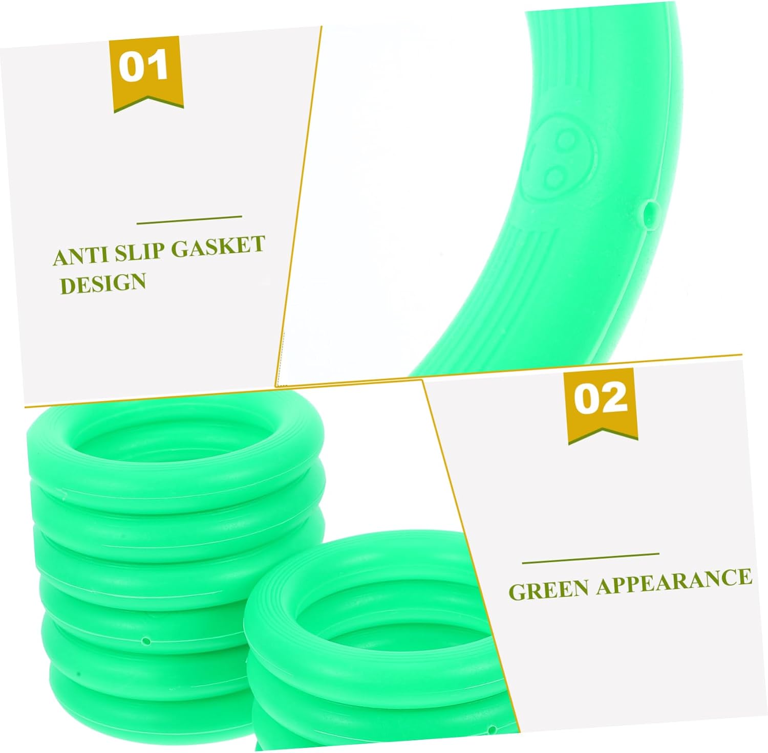 10pcs Fruit Display Ring Watermelon Holder Melon Support for Kitchen Decor Reusable Slip Washer