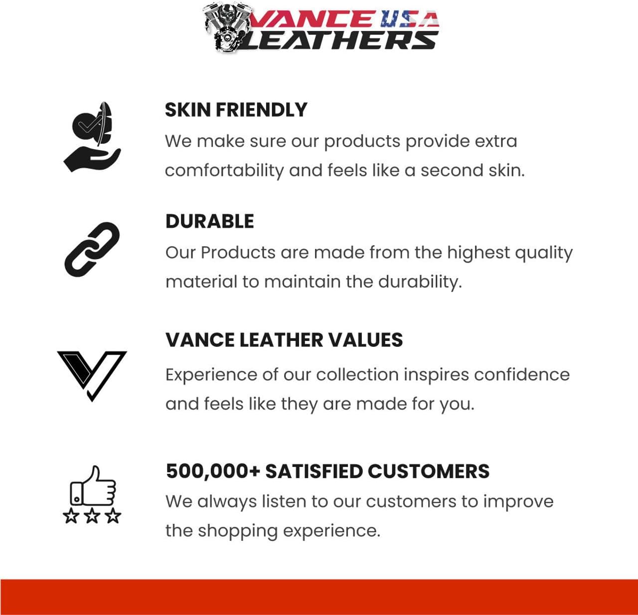 Women's Black Five Snap Leather Motorcycle Vest with Side Laces & Interior Pocket, Classic V-Neck Biker Style Vest