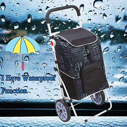 Einkaufstrolley, wasserdicht, zusammenklappbar, mit abnehmbarer Tasche und faltbarem Design, leicht und tragbar… – Bild 7
