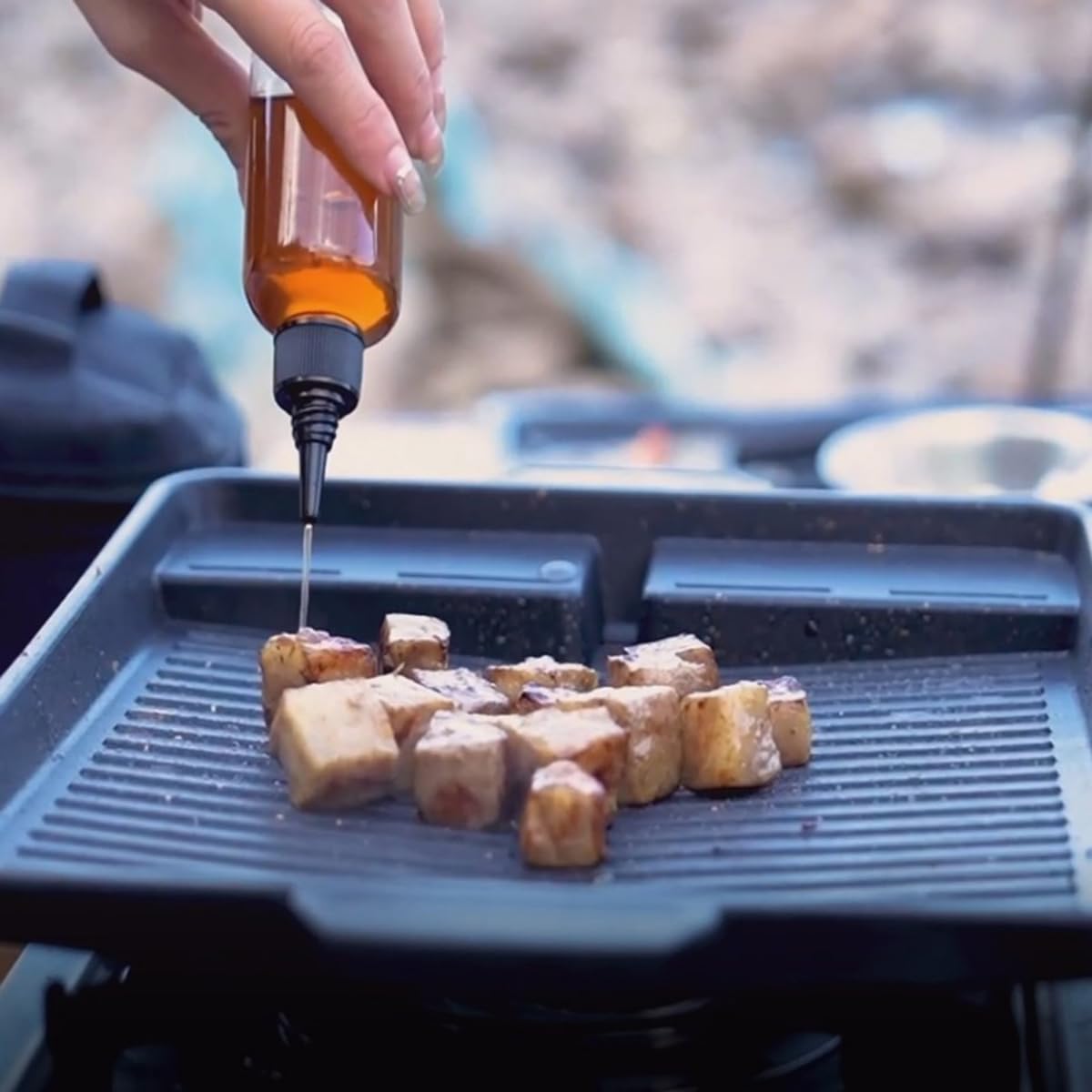 Amazon.co.jp: 焼肉プレート 角型/ガス対応 サムギョプサル 鉄板 斜め