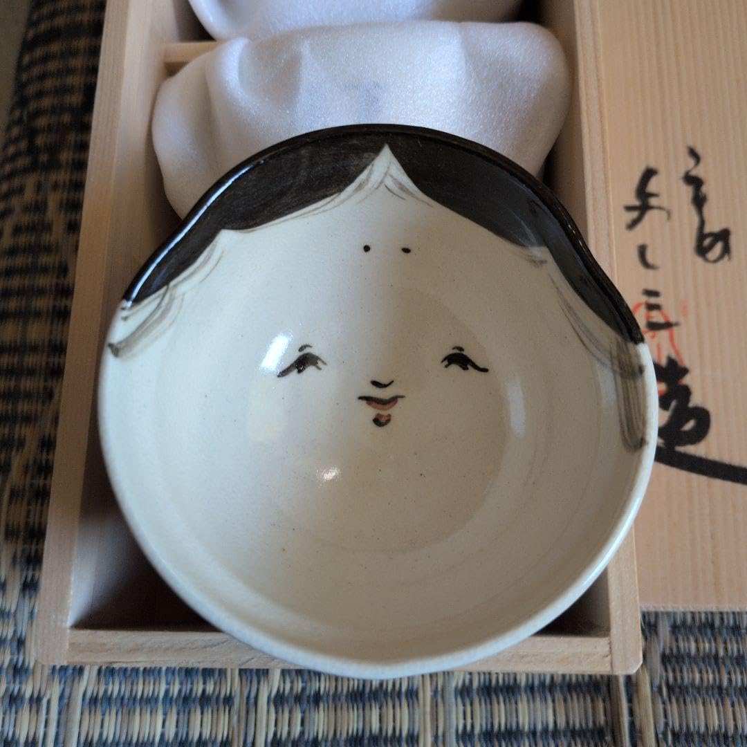 Amazon.co.jp: 京焼、清水焼おふく湯呑み5客セット : ホーム＆キッチン