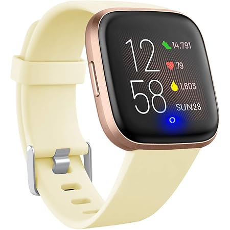 yellow fitbit versa band