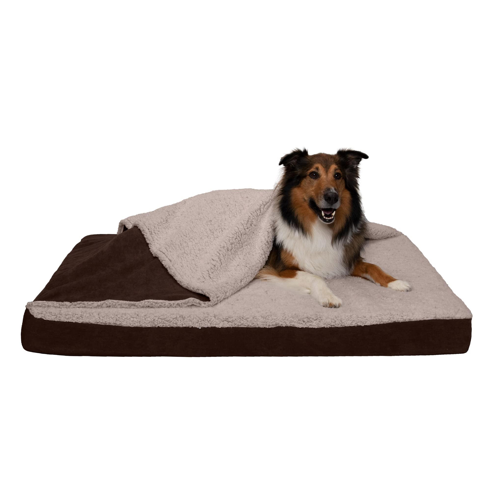 Omss storeFurhaven Pet and Suede Top Blanket Dogs and for Berber Cats