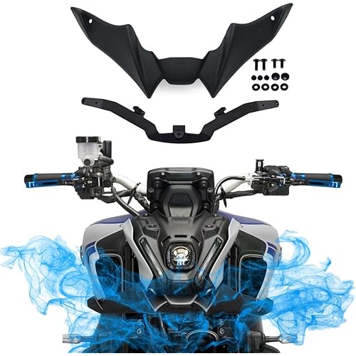 for MT 09 MT-09 SP 2021 2022 2023 Motorcycle Naked Front Spoiler Winglet Aerodynamic Wing Kit Spoiler