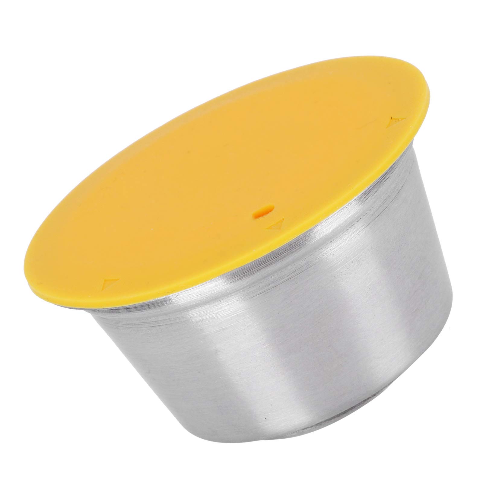 Taza de Filtro de Cápsula de café de Acero Inoxidable Reutilizable y Recargable Compatible con Suministro de Máquina de café Ecológica para Uso en el Hogar y la Oficina