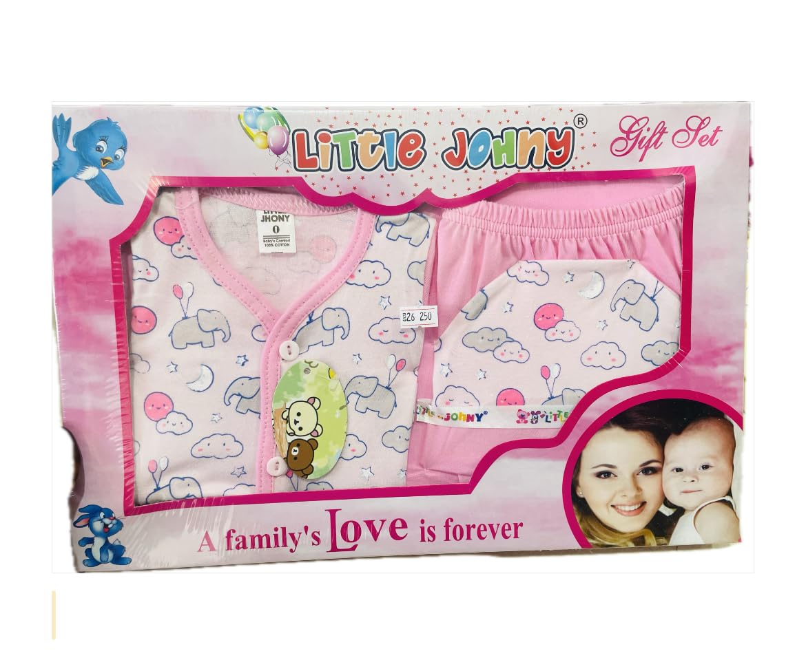 Born Baby Gift Boxes Best Gift idea of Combo Clothing Box (Pink)-image-32