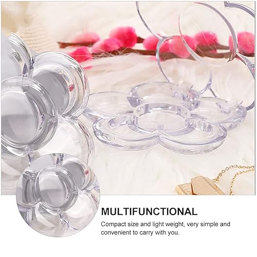 8pcs Packing Box Highlight Boxes Eyeshadow Boxes Refillable Boxes Refillable Blusher Containers Travel Makeup Containers Lipstick Travel Boxes Makeup Makeup Supplies(5x5cm)