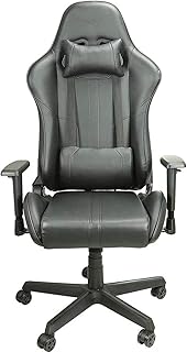 MUBAY Silla de Oficina Ergonomica E-Sports, Silla del Juego, Silla de la computadora Deportes, Estudiante Dormitorio Principal Silla de Oficina, cómodo y sedentarios (Color : Black)